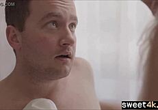 Virgin step son explores first time with busty stepmom