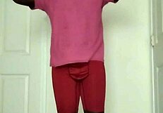 Bodybuilder Shows Off Muscular Chest and Abs