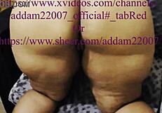 Huge ass latina bends over and squirts!