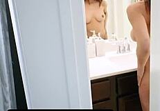 Stepmom Catches Stepson Jerking Off With Her Underwear Wrapped Around His Cock On Stepmothers Day