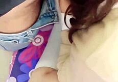 Sexy amateurs engage in homemade fun activities