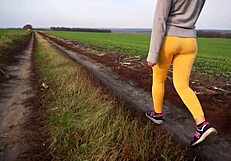 Ever Seen Women Strut in Tight Yoga Pants Outdoors?