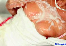 European woman enjoys adventure at the arcade