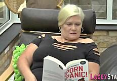 Busty Granny Gets Oral and Titty Fuck, Sucking Big Tits in High Definition