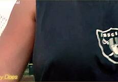 Wifey Flashing Big Tits on Public Street for Daring Thrills