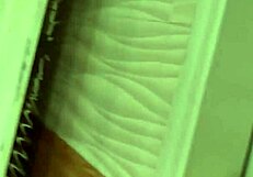 Beautiful Step Mother Shows Off Curvy Ebony Body