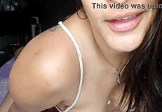 Curvy Colombian wakes stepbrother for silent fuck in room