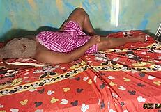 curvy ebony queen gets doggystyle fucking from muscular guy