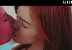 lesbian step sis gently fingers her girlfriend until she reaches climax