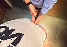 I Got Stranger Cum in My Pantyhose in a Restaurant Toilet