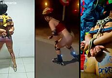 bound slut samanta gets humiliated in bondage fucking as bdsm slave