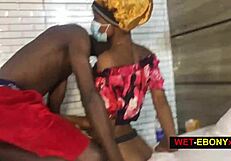 i'm so wet, fuck me before work with licking and dripping pussy in missionary... clothes ripped off!