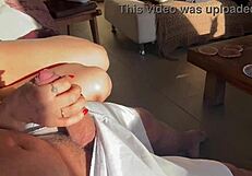 Cat masturbates to orgasm