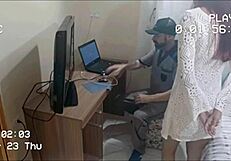 Safada Housewife Banged by Depraved Repairman in Uniform