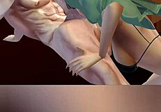 Imvu avatar in hijab interacts in virtual world