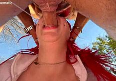 My POV with dirty redhead Taylor Nicole gets steamy fast