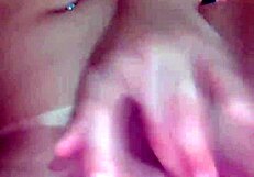 horny wife uses toys while husband works