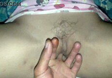 Fit girl stretches her pussy roughly after workout with pornstar