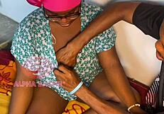 Sex-starved mummy subtly seduces her stepson in missionary, making him take her pussy.