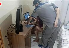 Safada Housewife Banged by Depraved Repairman in Uniform