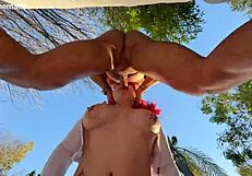 My POV with dirty redhead Taylor Nicole gets steamy fast