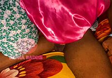 Sex-starved mummy subtly seduces her stepson in missionary, making him take her pussy.