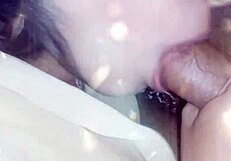 Cute Tiny Tit Step Sister's First Face Fucking Blowjob Close Up