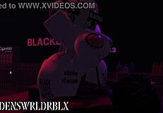 Taming my snowbunny friend with monster cock