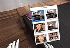 lets play pornflix and chill - vr with shaved pussy