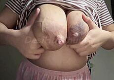 hey, wanna see a hot Indian milf step mom tease her huge boobs on webcam solo?