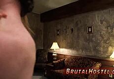 what drives youthful 18+ tourist felicity into hard outdoor bondage gangbang domination?