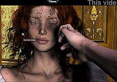 Redhead Nelana Plays Outdoor With Shaved Pussy