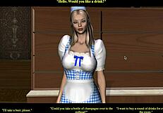 Redhead Nelana Plays Outdoor With Shaved Pussy