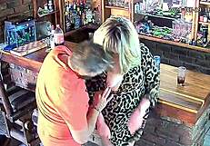 caught my slut wife sneaking around with my best friend on cctv footage