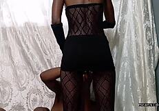 18y old ebony fucked wearing fishnet pt 1?