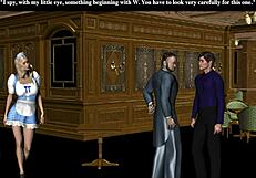 Redhead Nelana Plays Outdoor With Shaved Pussy