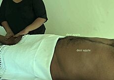Oiled indian fantasy massage with detailed strokes