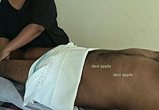 Oiled indian fantasy massage with detailed strokes