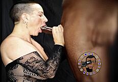 Roxxxie Boldly Uses Mouth And Wet Pussy To Cover Juicy Ass In Cum