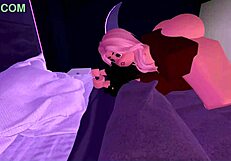 Blonde Bitch Rides Big Black Cock Hardcore