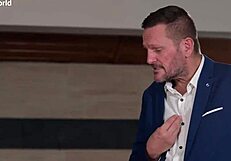 Big boobed beauty Marica Chanelle bends over for intense dp slamming at the health spa.