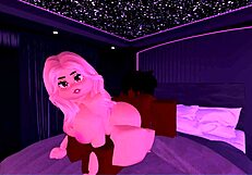 Blonde Bitch Rides Big Black Cock Hardcore