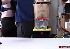 Teen shoplifter drilled hard by lp officer