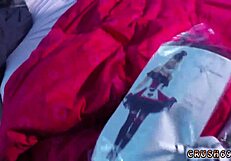 step mom and ally's step daughter almost caught by step dad