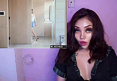 Linda rubia teen devours massive black cock! 🔥