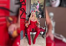 Mature blonde brittany andrews masturbates with dildo