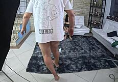 Estreia Da Novinha Na Mansão Essa Gosta De Uma Rola - Gabi Flores Blowjob And Cunilingus Action