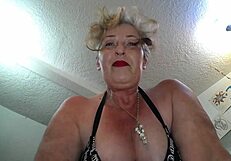 Dawnskye's giantess roleplay returns with her huge hairy ass in pantyhose and heels