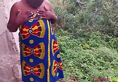 Two Big Cocks Pamper Big Ass Wife In Backyard!