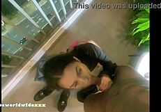 tiny 18+ braziliana with phat ass gets blacked and creampied outdoors twice